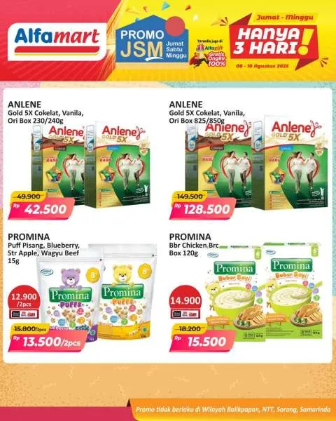 Promo JSM Alfamart Periode 8-10 Agustus 2025