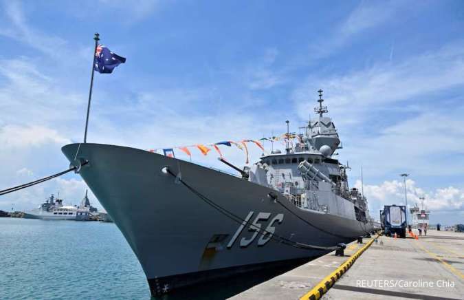 Kapal Perang Australia Melintas Selat Taiwan, Dipantau Ketat Militer China