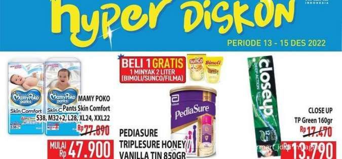 Harga Promo Hypermart Sampai 15 Desember 2022, Hari Terakhir Promo Weekday