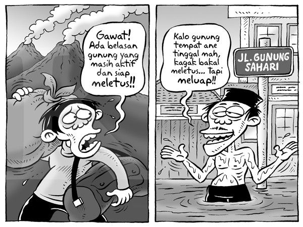 Potensi Bencana dari Gunung