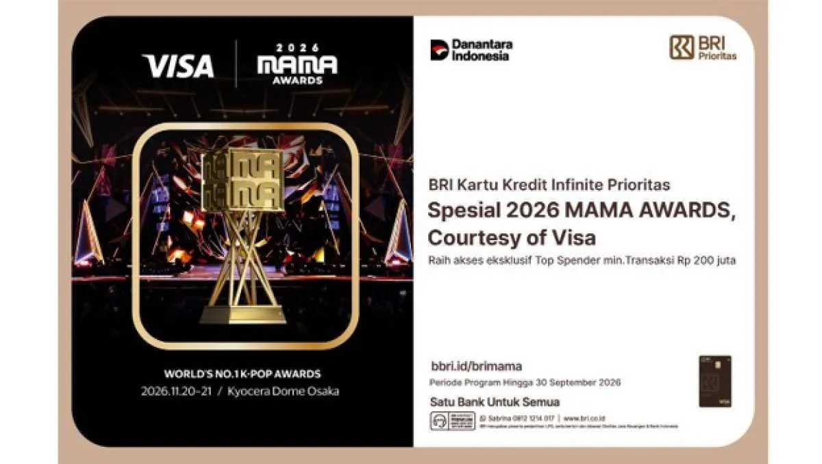 Pemegang BRI Kartu Kredit Infinite Prioritas Berpeluang Dapat Trip MAMA Awards 2026
