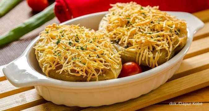 Resep Kentang Bakar Udang Keju untuk Sarapan Sempurnamu