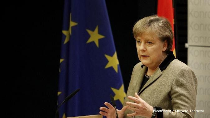 Bursa Eropa menghijau akibat voting Jerman