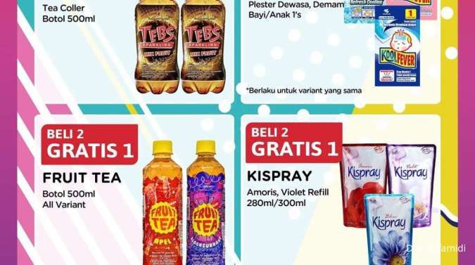 Promo Alfamidi Ngartis sampai 15 November 2024, Kispray Refill Beli 2 Gratis 1