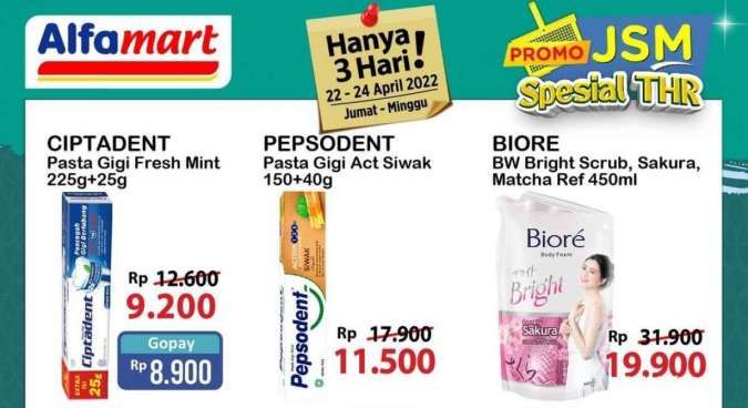 Promo JSM Alfamart 22-24 April 2022, Harga Spesial THR untuk Belanja Aneka Produk