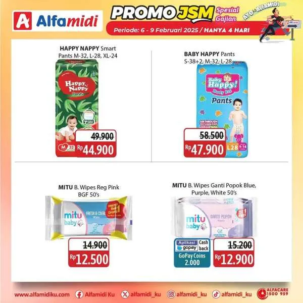 Promo JSM Alfamidi Hanya 4 Hari Periode 6-9 Februari 2025