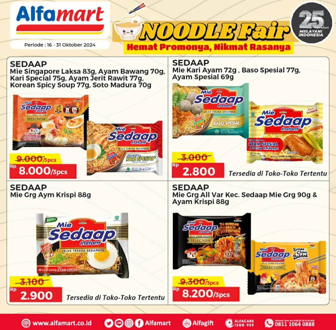 Promo Alfamart 16-31 Oktober 2024 Gratis Mie 2