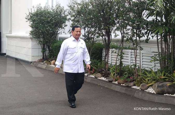 Prabowo Terpantau Temui Jokowi di Istana Sabtu Sore