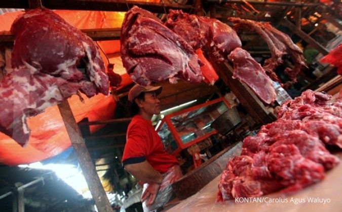 Juli ini, Bulog impor 9.000 ton daging kerbau