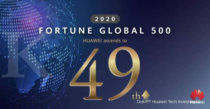 Huawei naik ke posisi 49 jajaran Fortune Global 500 tahun 2020