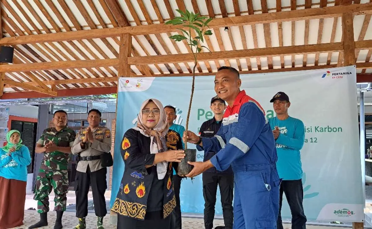 Tekan Emisi Karbon, Pertamina EP Cepu dan SKK Migas Tanam 3.000 Pohon Tegakan