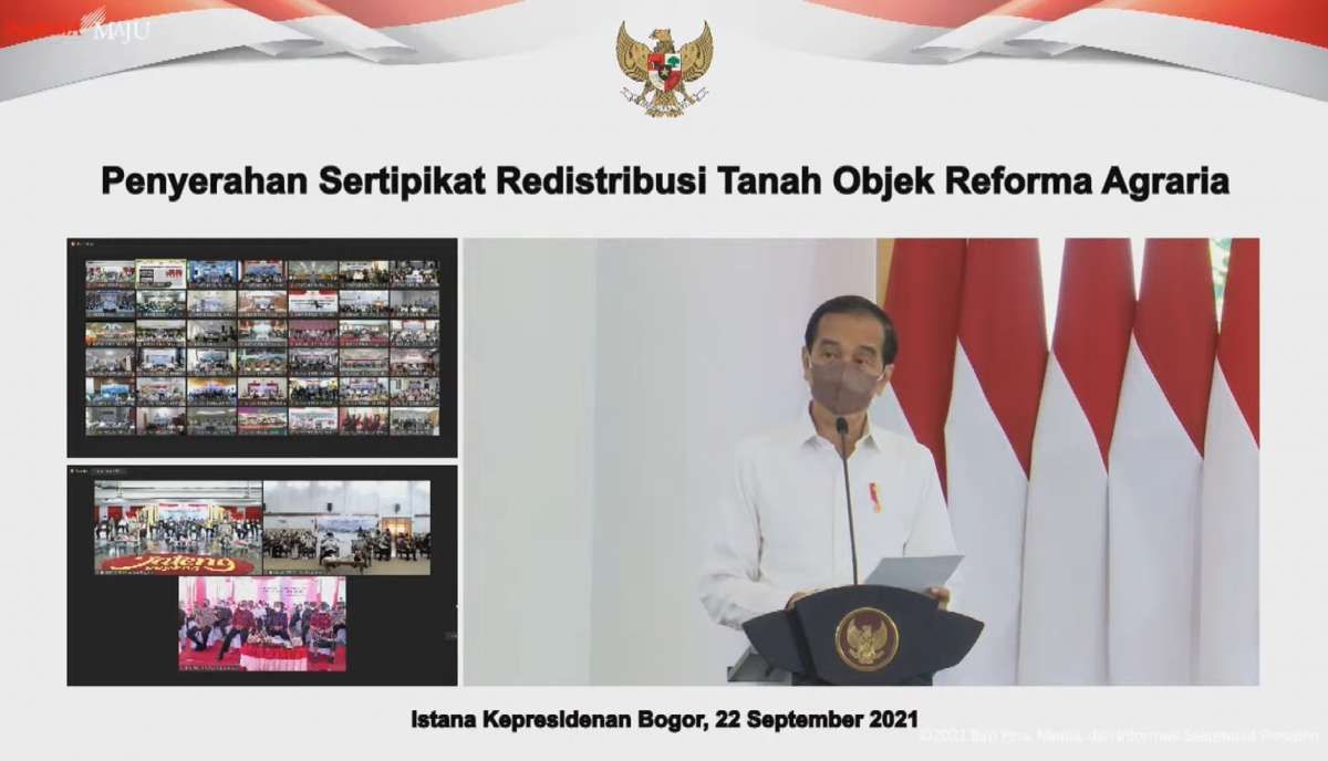 Sertifikat Tanah Hasil Penyelesaian Konflik Agraria Dibagikan