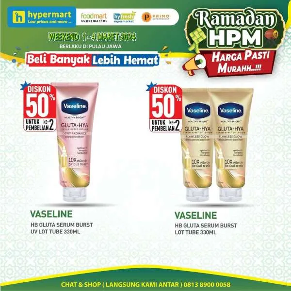 Promo Hypermart Beli Banyak Lebih Hemat Periode 1-4 Maret 2024