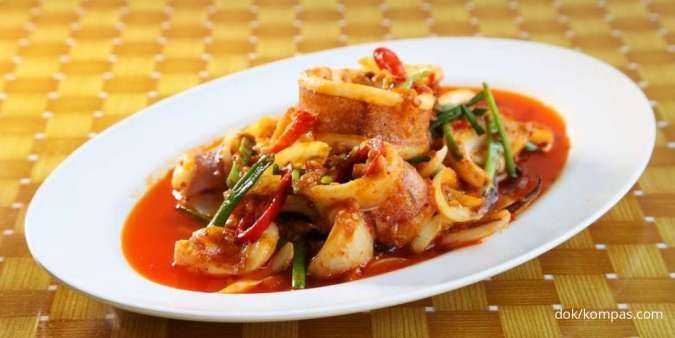 Resep Cumi Asam Pedas Super Kenyal, Dimasak Pakai Saus Tiram