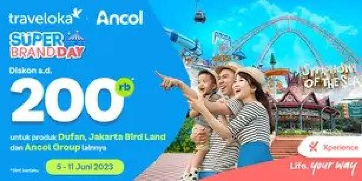 Promo Traveloka 5-11 Juni 2023, Diskon Produk Xperience Hingga Rp 200.000