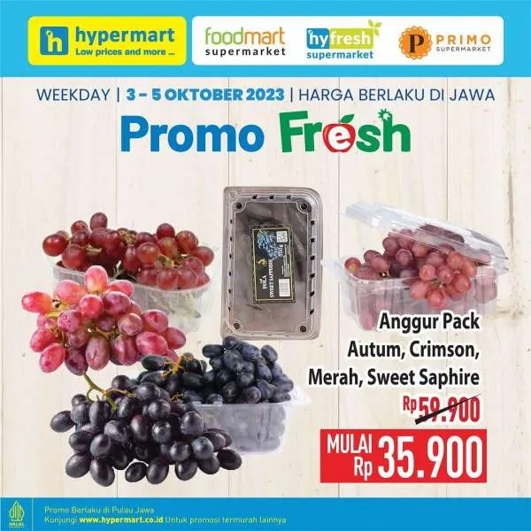 Promo Hypermart Hyper Diskon Weekday Periode 3-5 Oktober 2023