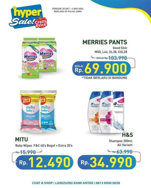 Promo Hypermart Hyper Sale Periode 25 Oktober-4 November 2024