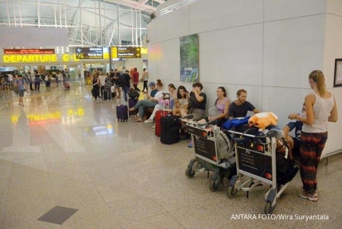 Bandara Bali ditutup, sebanyak 48 penerbangan dibatalkan