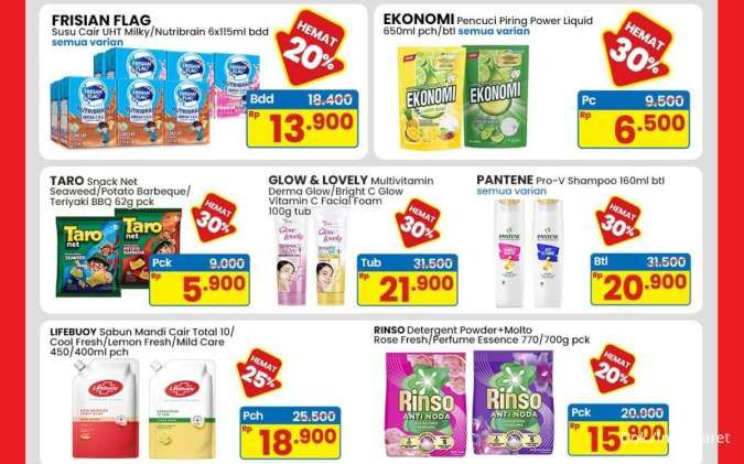 Promo JSM Indomaret Periode 17-19 Oktober 2025, Rinso-Sunlight Diskon 20%