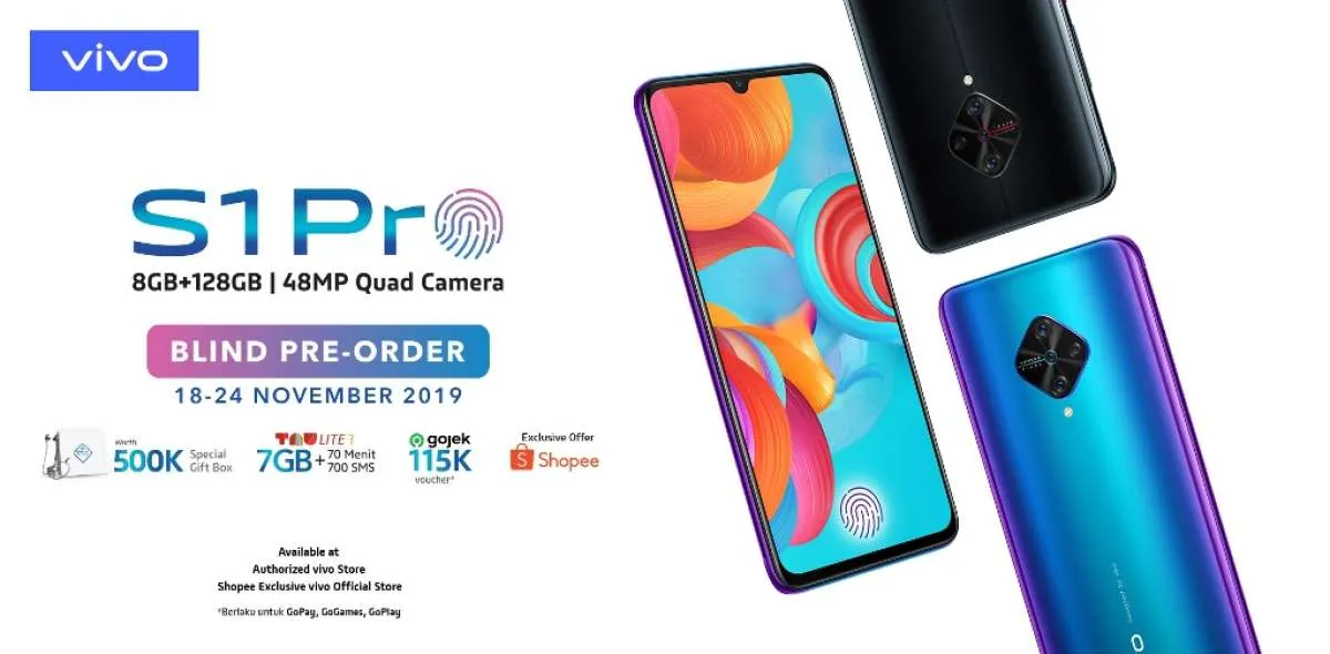 Vivo S1 Pro resmi ramaikan pasar smartphone, ini spesifikasi dan harganya