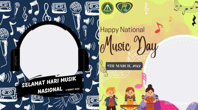 Kumpulan Twibbon Hari Musik Nasional 2024, Rayakan dan Pakai Bingkai Fotonya 