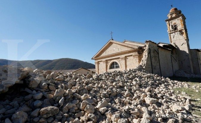 Italia tengah diguncang gempa 6,5 SR