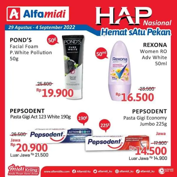 Promo Alfamidi Hemat Satu Pekan Periode 29 Agustus-4 September 2022