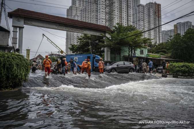 Penanganan banjir rob di Jakarta Utara