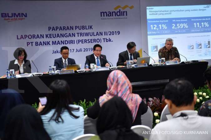 Bank Mandiri menyalurkan KUR sebesar Rp 10,54 triliun hingga Juni 2019