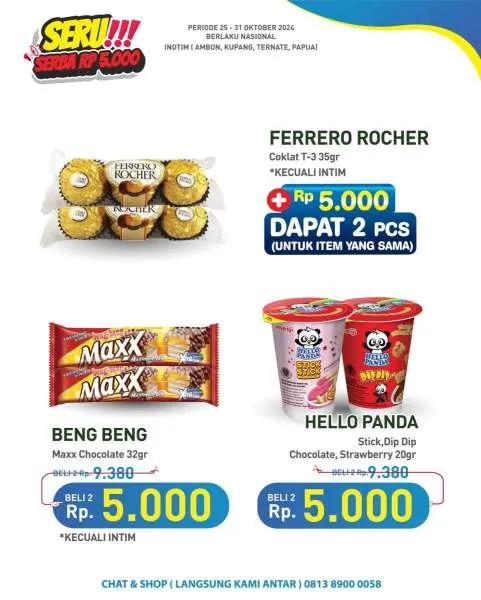 Promo Hypermart Serba Rp 5.000 Periode 25-31 Oktober 2024