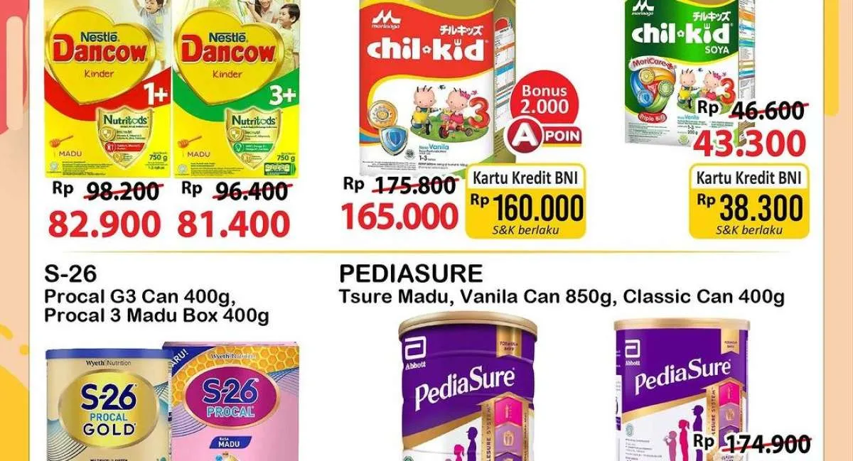 Promo Alfamart Gantung Terbaru 29 Agustus 2023, Potongan Harga Susu Anak & Dewasa