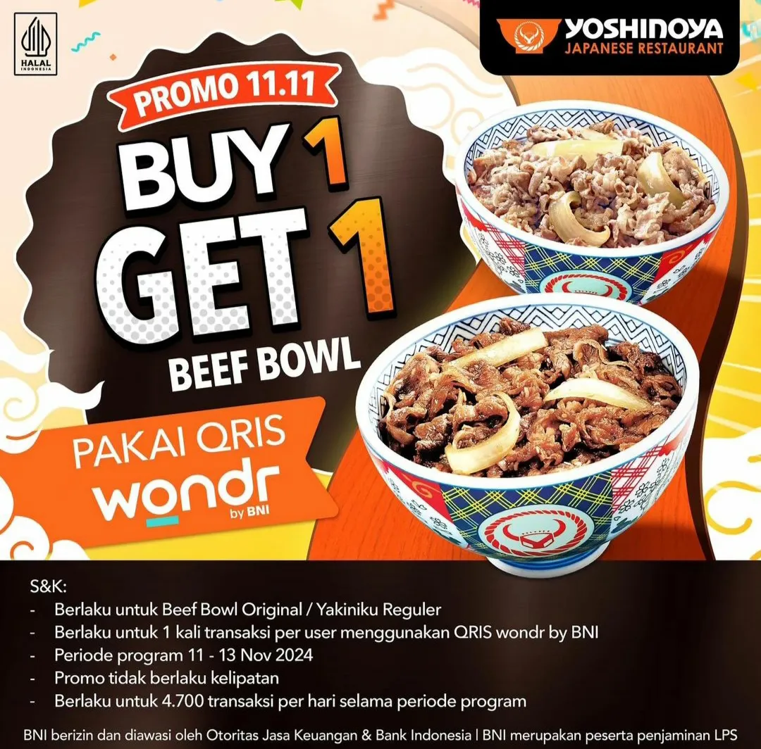 Promo 11.11 Yoshinoya