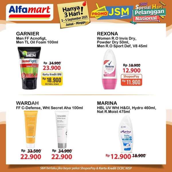 Katalog Promo JSM Alfamart Hanya 3 Hari Periode 3-5 September 2021