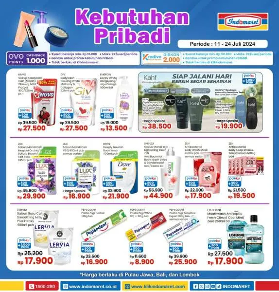 Promo Indomaret Super Hemat Periode 11-24 Juli 2024