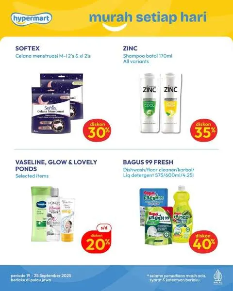 Promo JSM Hypermart Hyper Diskon Weekend Periode 19-22 September 2025