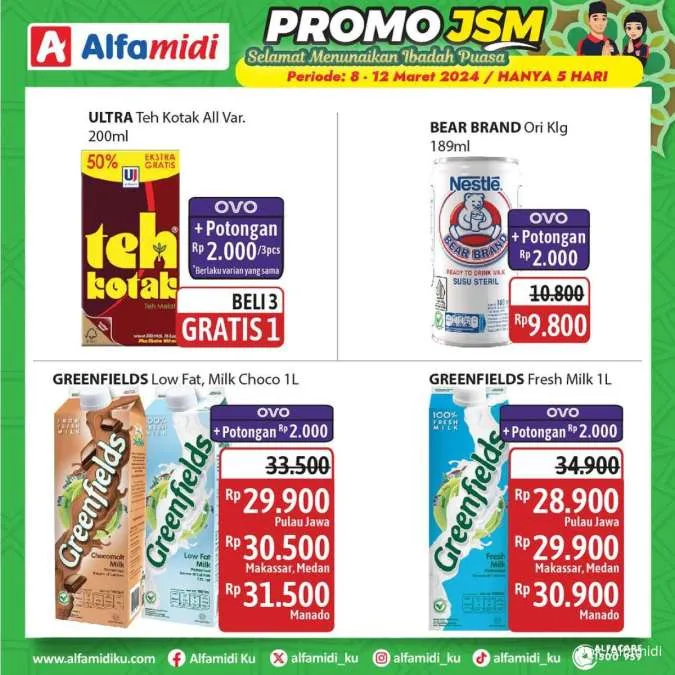 Promo JSM Alfamidi Hanya 5 Hari Periode 8-12 Maret 2024