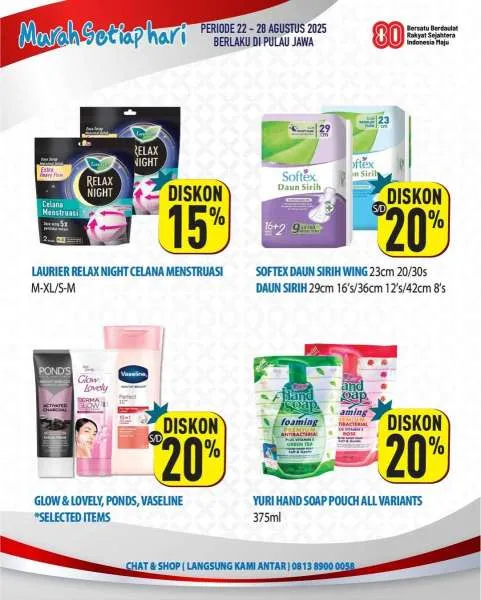 Promo JSM Hypermart Hyper Diskon Weekend Periode 22-25 Agustus 2025