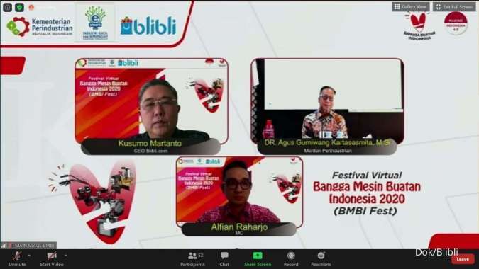 Gairahkan Kembali Pasar Produk Permesinan, Kemenperin Selenggarakan Festival Virtual Bangga Mesin Buatan Indonesia