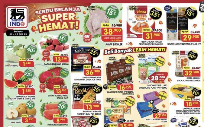 Promo Weekday Superindo & Hypermart 22-25 September 2025, Ikan Shisamo Diskon 45%