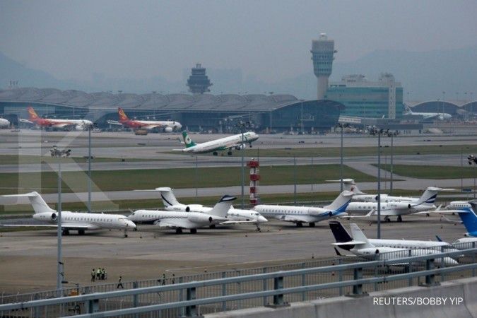 Otoritas Bandara Hong Kong batalkan semua penerbangan