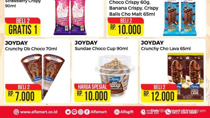 Promo Es Krim di Alfamart dan Indomaret Bulan Oktober 2024, Ada Beli 2 Rp 7.000