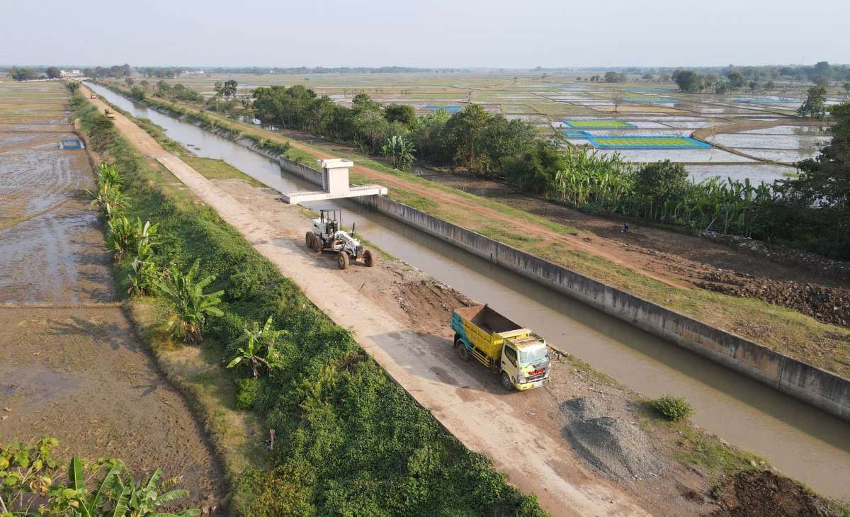 WSKT Tuntaskan Proyek Modernisasi Irigasi Rentang