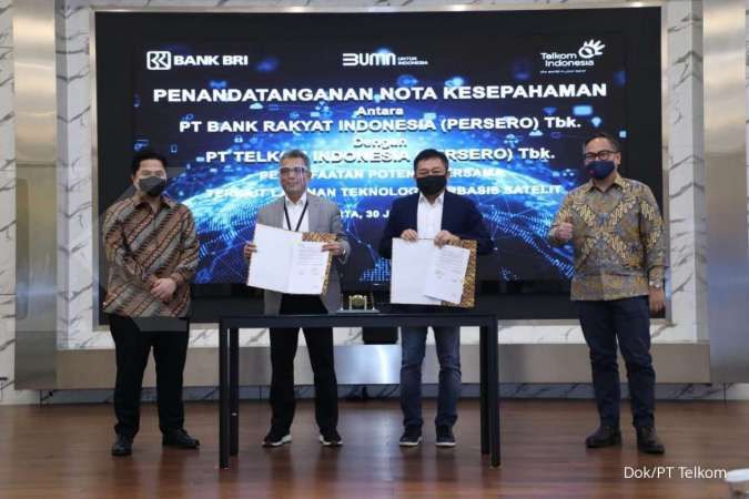 BRI Berkolaborasi dengan Telkom untuk Tingkatkan Layanan Satelit