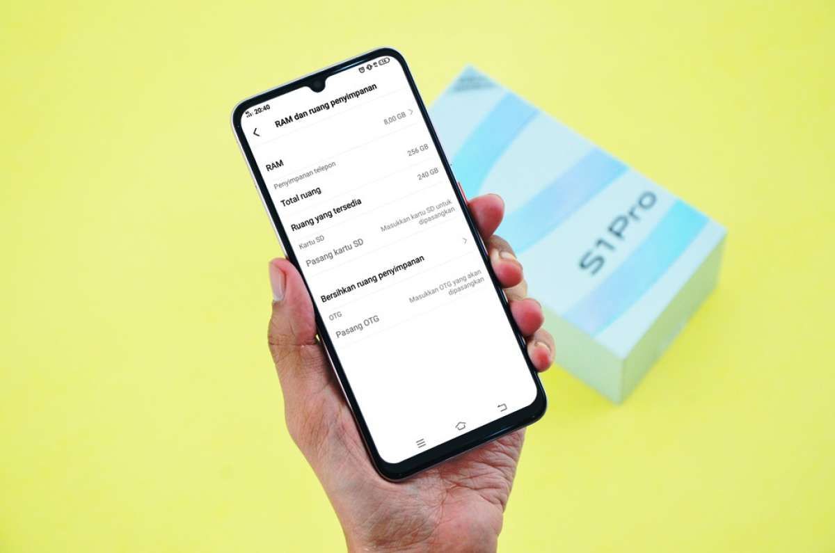 Versi Terbaru Vivo S1 Pro, ROM 256GB Maksimalkan Penyimpanan Data
