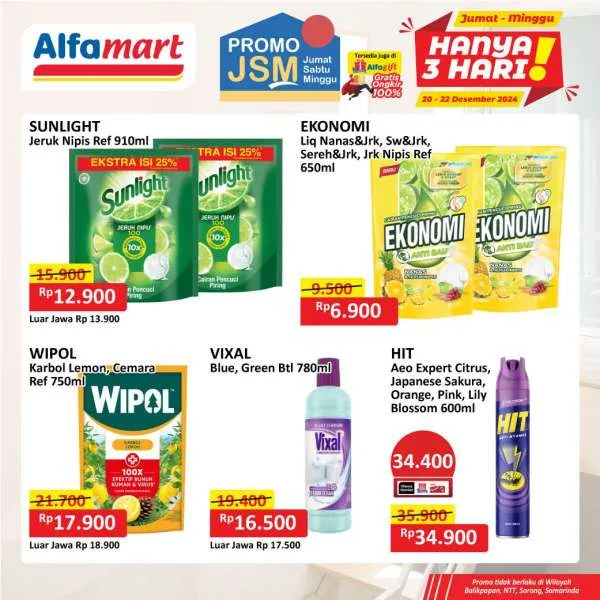 Promo JSM Alfamart Periode 20-22 Desember 2024