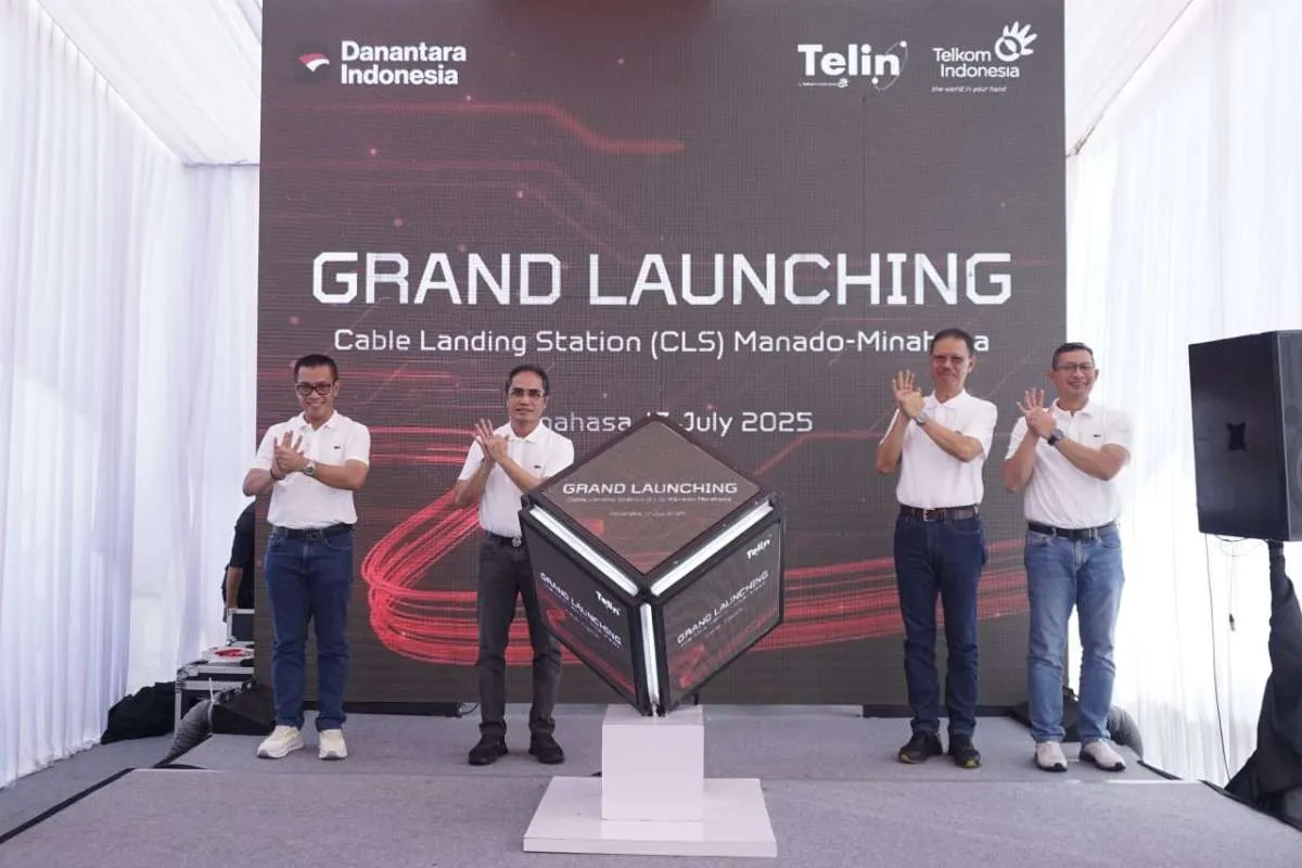 Perkuat Konektivitas ke Asia Pasific, Telkom Resmikan Cable Landing Station Minahasa