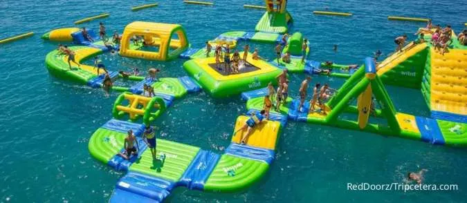 Giant Water Slide Sea Forest Adventure