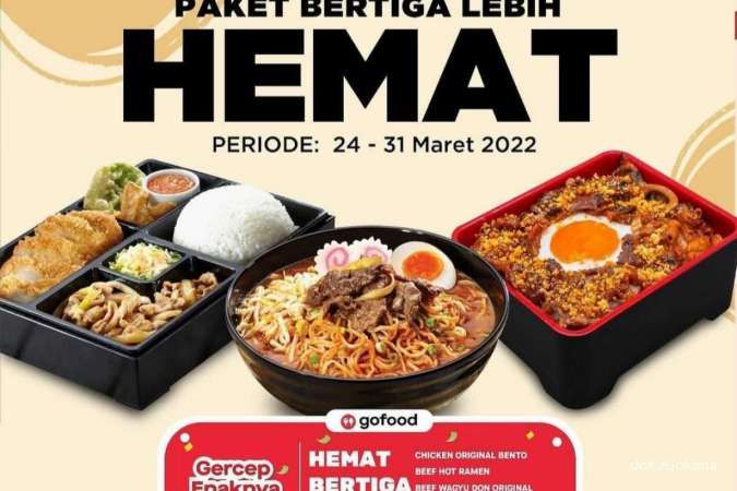 Promo Gokana 24-31 Maret 2022, Beli 3 Paket Gokana Rp 48.000 via GoPay