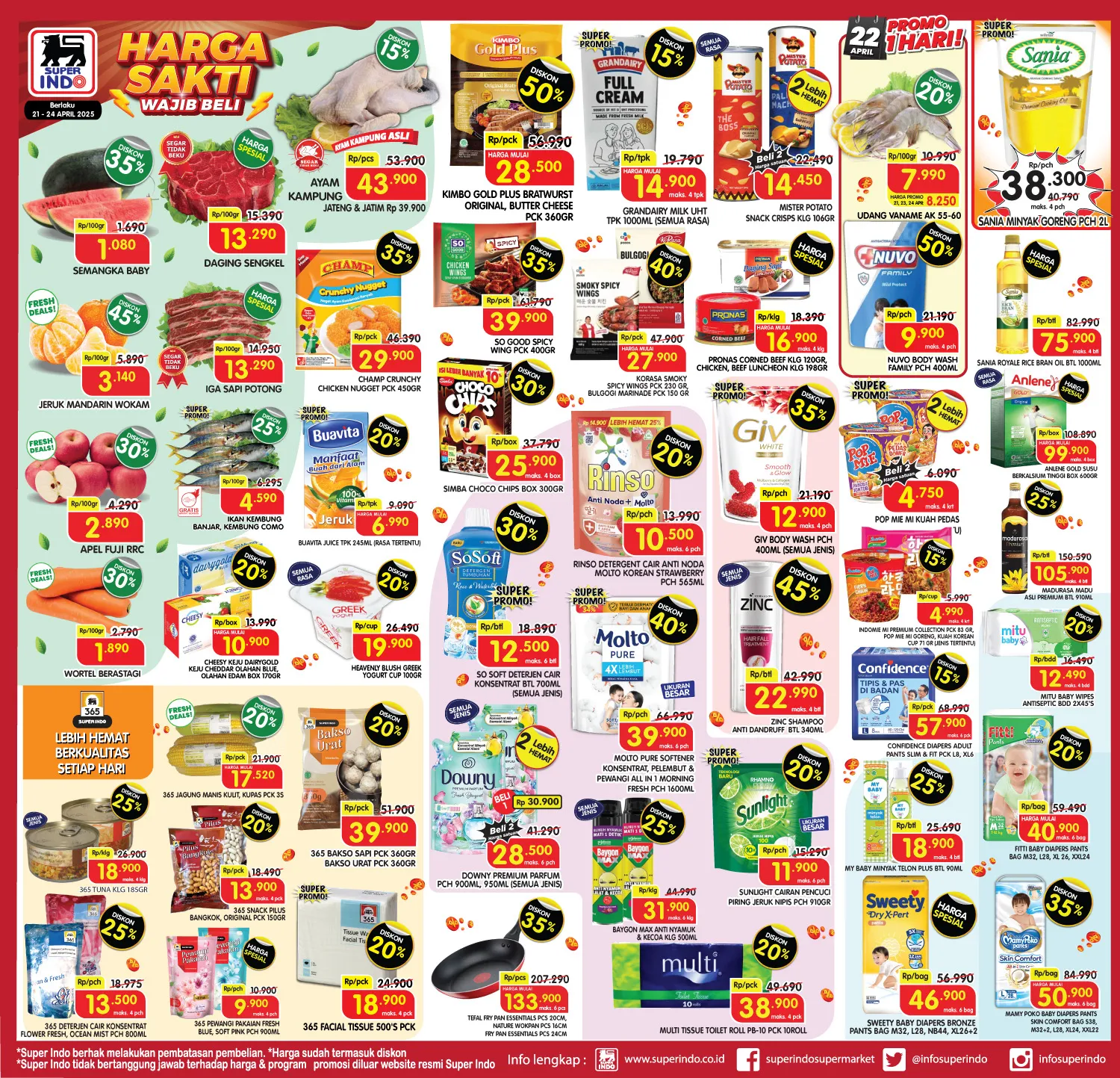 Promo Superindo Weekday 21-24 April 2025