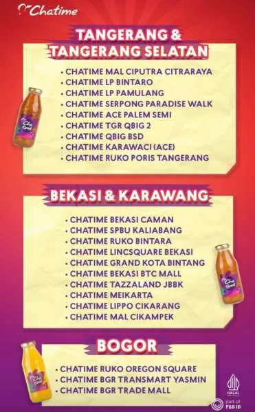 Promo Chatime in Bottle